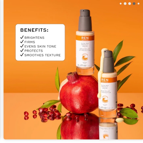 NIB REN glow and protect serum - Picture 7 of 15